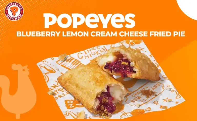 Popeyes Desserts Blueberry Lemon Cream Cheese Fried Pie