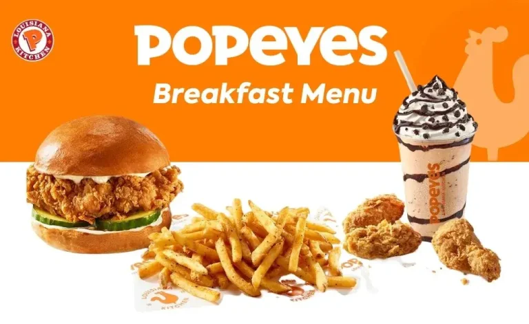 Popeyes breakfast menu