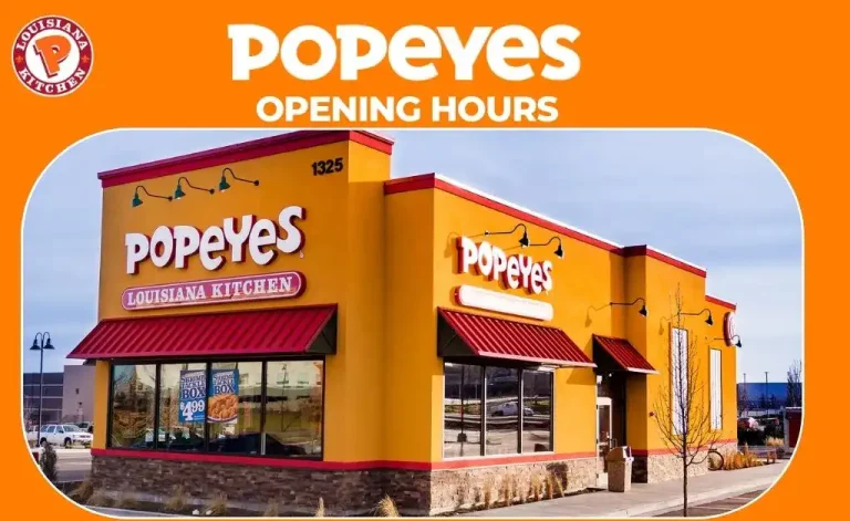 Popeyes Opening Hours