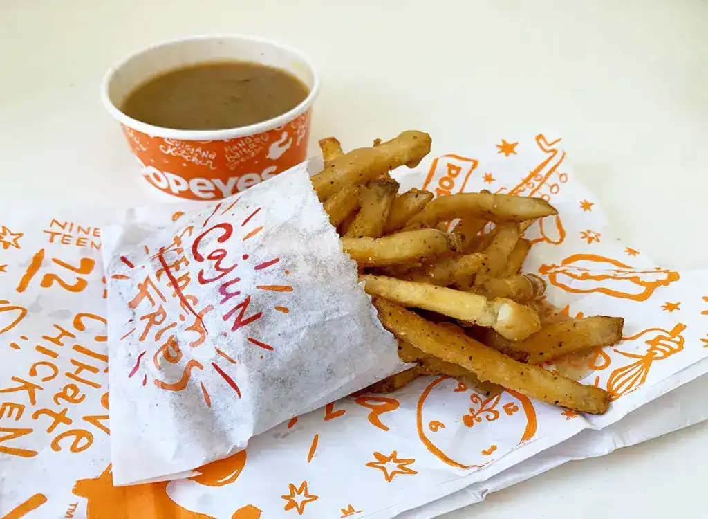 Popeyes cajun gravy fries