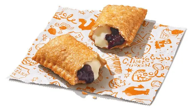 Popeyes Desserts Blueberry Lemon Cream Cheese Fried Pie