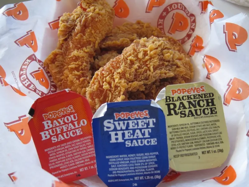 Popeyes sauces