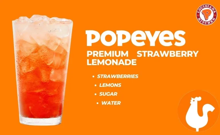 Popeyes Strawberry Lemonade