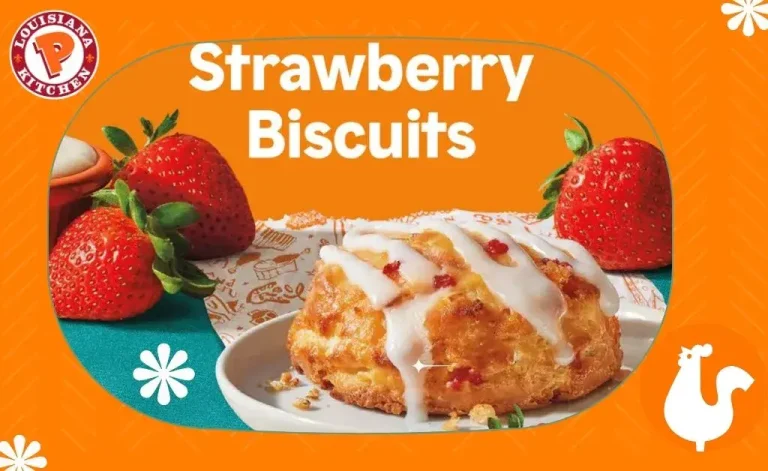 Popeyes Strawberry Biscuit