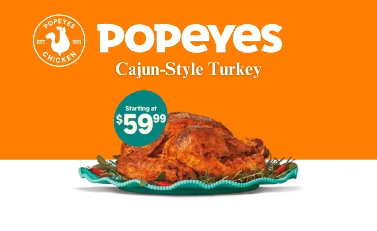 Popeyes cajun-style turkey