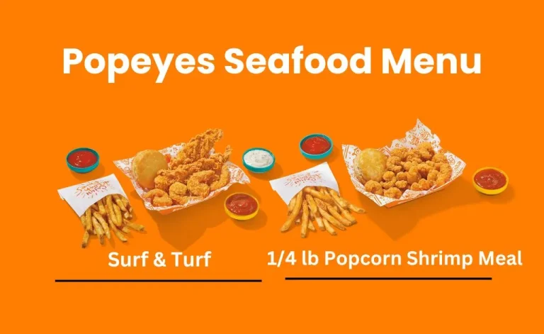 Popeyes seafood menu price and calories