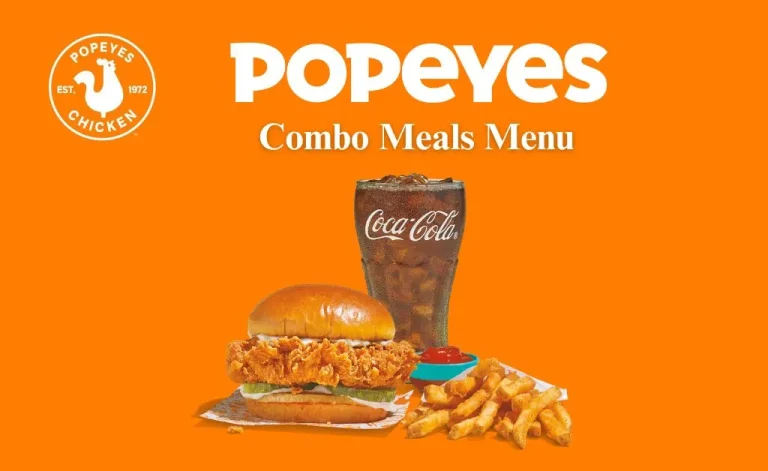 Popeyes combo meal menu