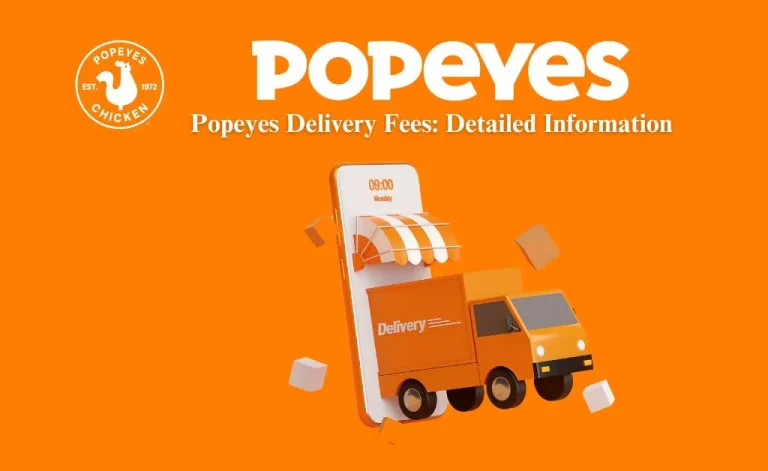 Popeyes delivery fees