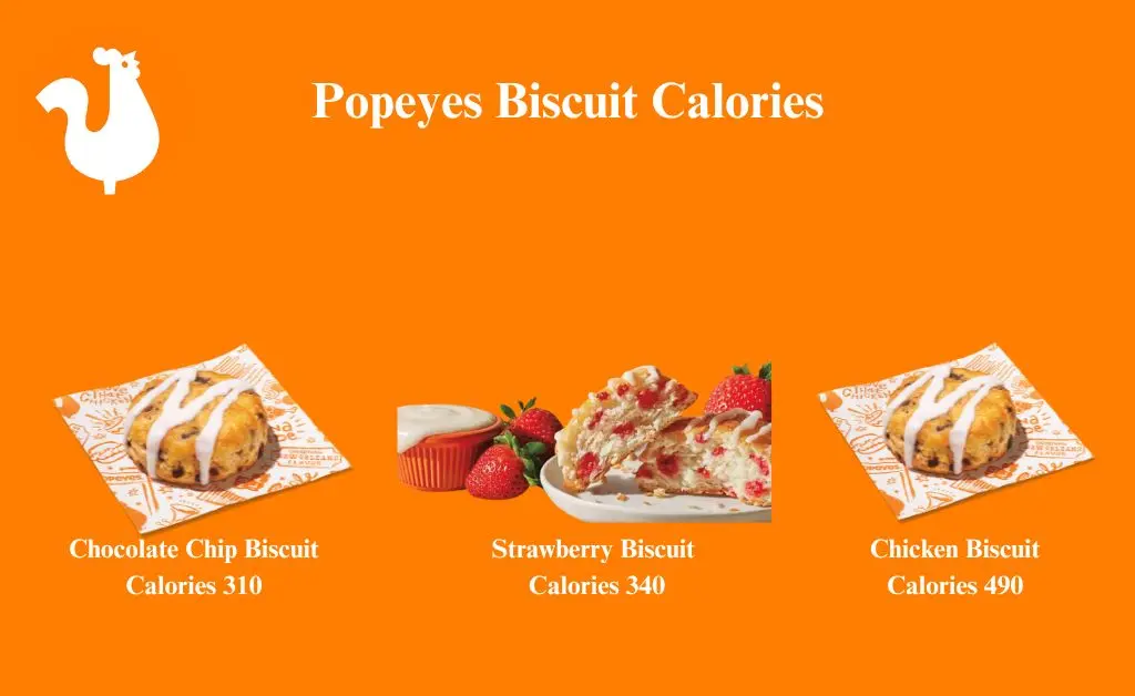 Popeyes biscuit calories