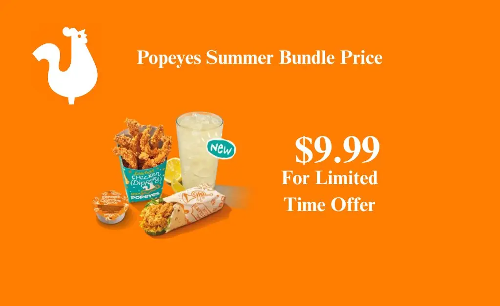 Popeyes summer bundle price