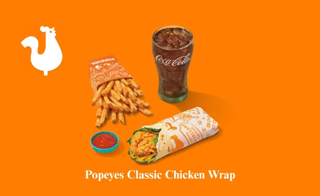 popeyes classic chicken wrap