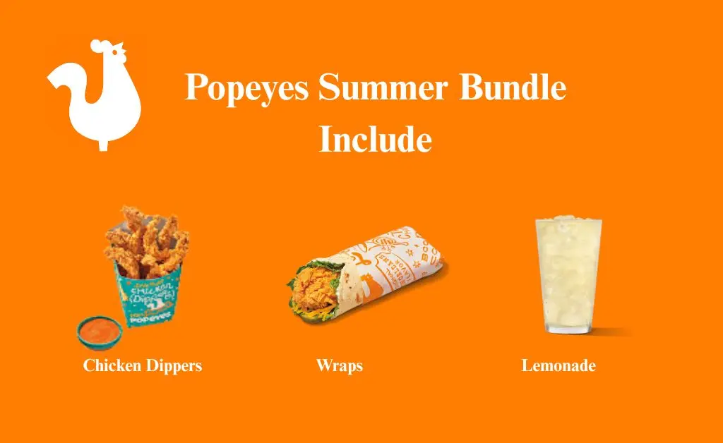 popeyes summer bundle include