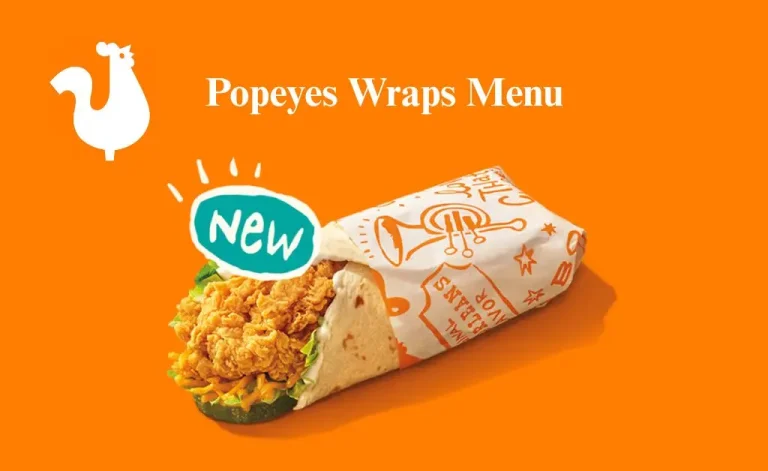 popeyes wraps menu